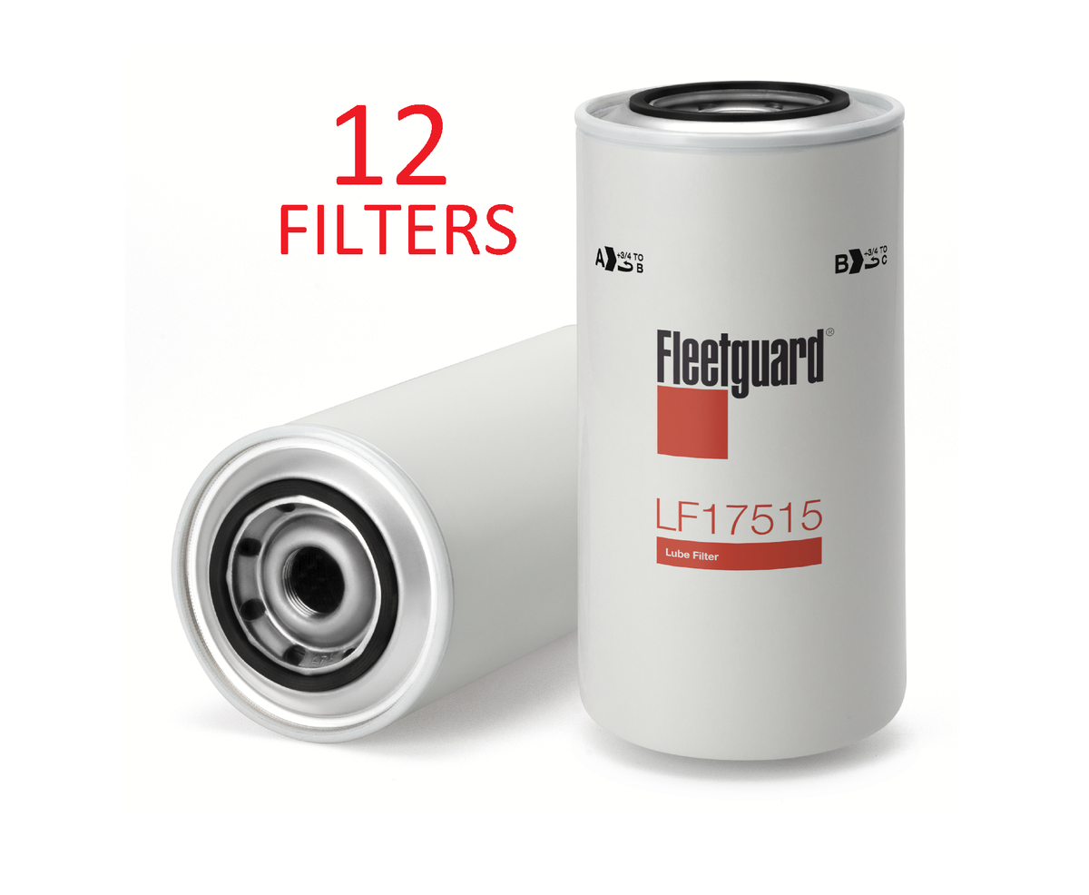 LF17515 (CASE OF 12) FLEETGUARD OIL FILTER B7506 for