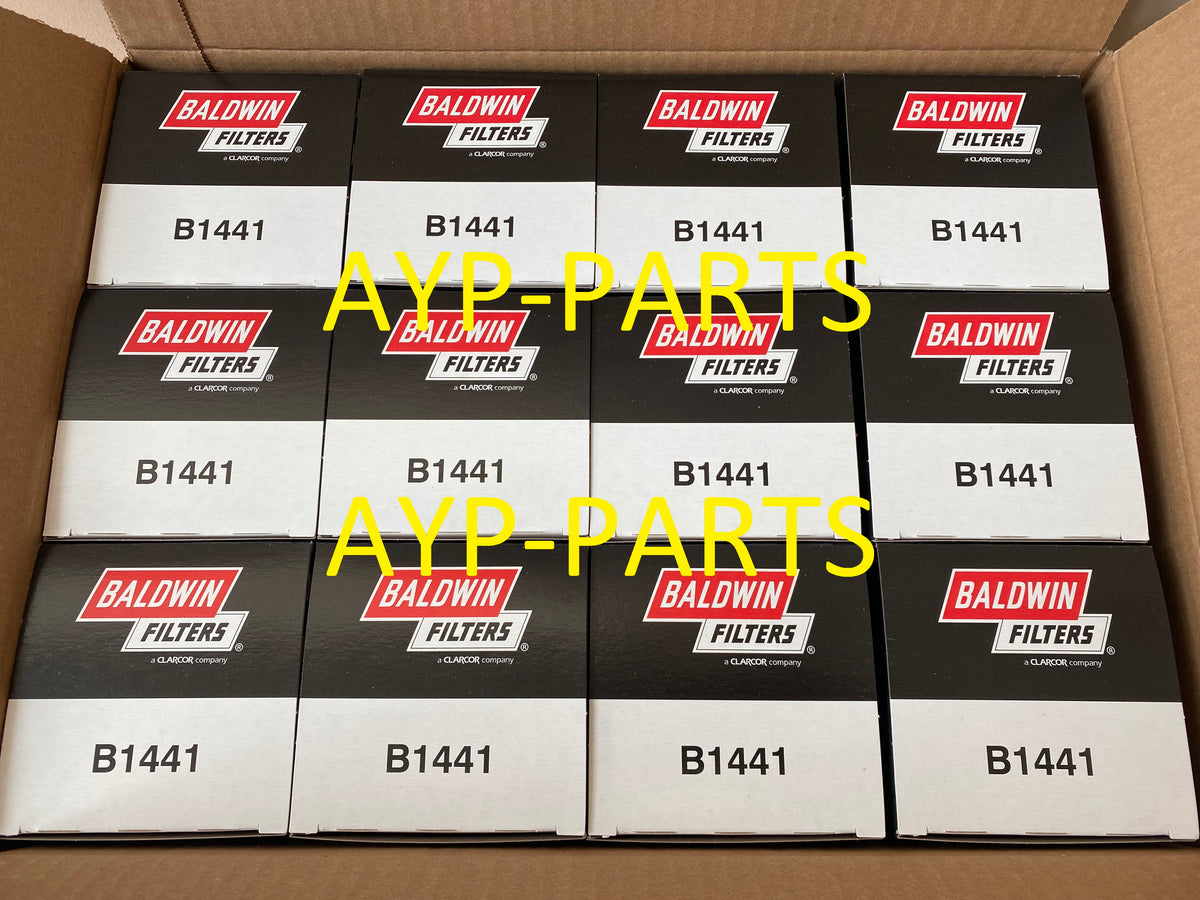 B1441 (CASE OF 12) BALDWIN OIL FILTER LF16102 Chevrolet & GMC 6.6L Duramax  a206