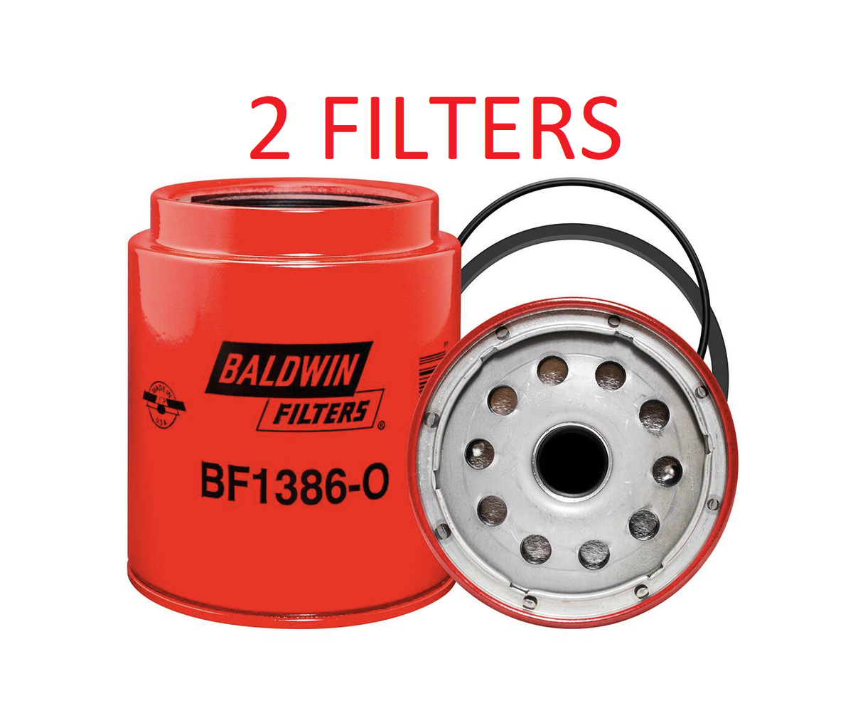 BF1386-O (2 PACK) BALDWIN FUEL FILTER FS19966 Mack CXU613 GU713, Volvo  VHD64 a400