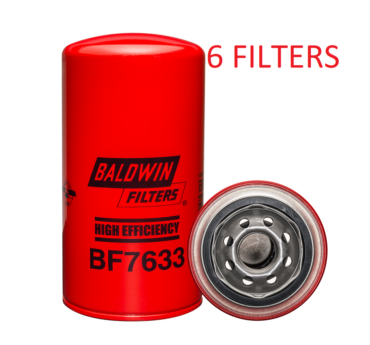 BF7633 (6 PACK) BALDWIN FUEL FILTER FF5320 Caterpillar Engines & Equipment  a227