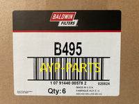 B495 (CASE OF 6) BALDWIN OIL FILTER LF3620 Detroit Diesel Series 50 & 60 Engine a036