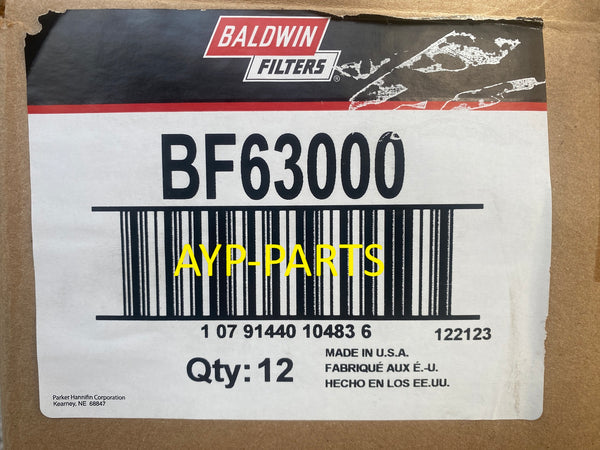 BF63000 (CASE OF 12) BALDWIN FUEL FILTER FF63054NN Freightliner International Mack a260