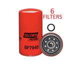 BF7940 (6 PACK) BALDWIN FUEL FILTER FF5632 for Cummins ISB Engines a305