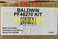 PF46270-KIT (6 PACK) BALDWIN FUEL FILTER a682