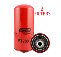 BT739 (2 PACK) BALDWIN HYDRAULIC OIL FILTER HF6317 a393